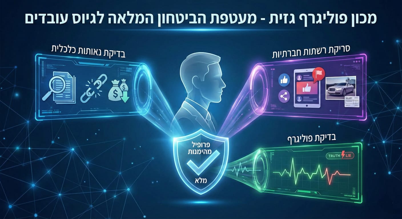 בדיקת רקע למועמדים לעבודה גזית פוליגרף